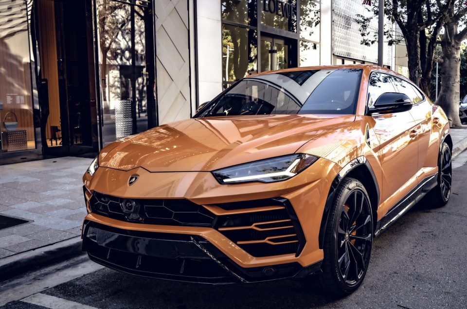 Lamborghini Urus Orange - EMC Exotic Rentals