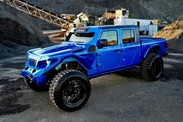 Jeep Gladiator Fully Custom Blue 2021